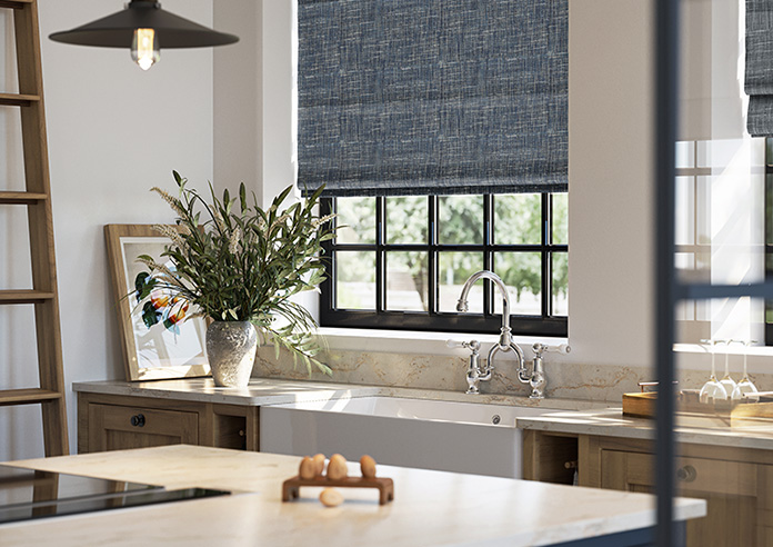 Kildare, Denim - Twist&Fit Roman Blind - Image 5